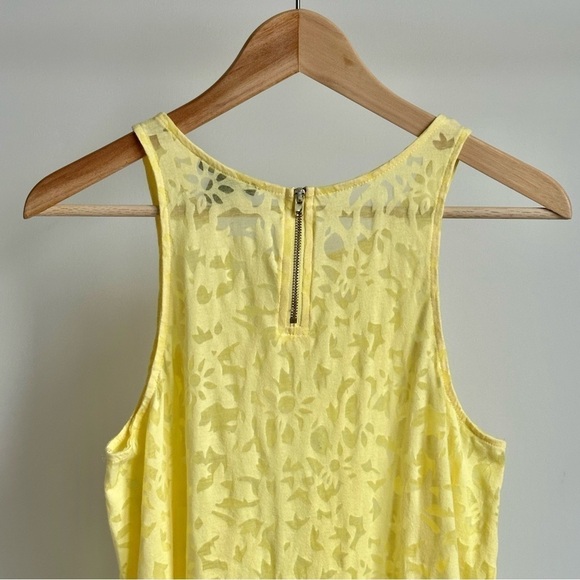 H&M Butter Yellow Long Tank Top Lightweight Summer - Medium - Picture 6 of 9